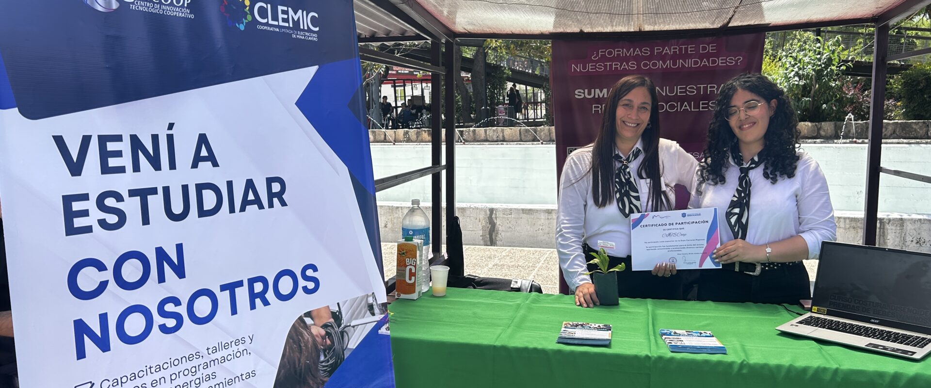 El Citecoop CLEMiC estuvo presente en la Expo Carrera de Mina Clavero